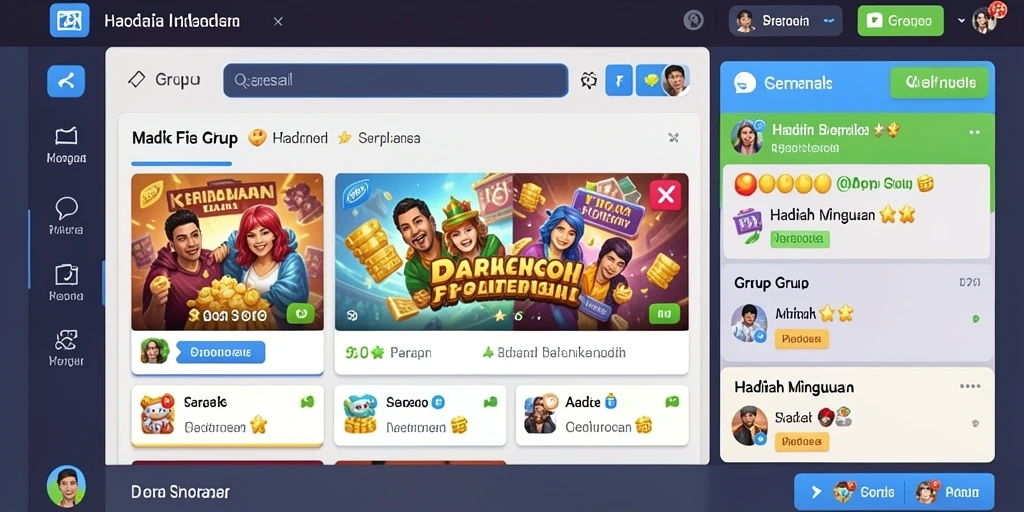 Tampilan awal game yang menarik perhatian.