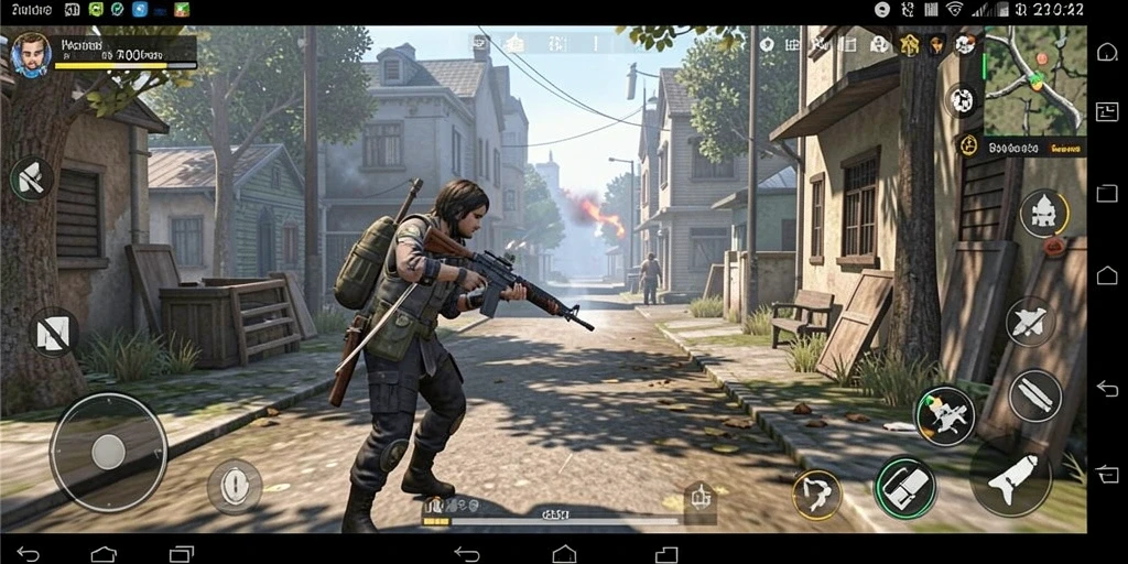 Tangkapan layar menampilkan tampilan level yang cerah dan menarik.